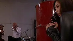 Beautiful Leather-Clad Japanese Girl With A Hot Ass Enjoying A Hardcore Fuck