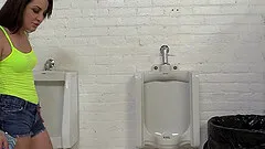 Sizzling Babe With Petite Natural Tits Enjoying A Hardcore Gloryhole Fuck