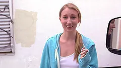 Sizzling Blonde Babe Enjoying A Hardcore Doggy Style Fuck In A Car