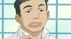 Anime bitch gives a titjob and gets her bumhole fucked deep