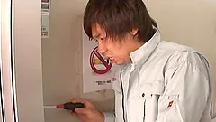 A Lucky Driver Car Fucks a Sexy Japanese Model in His Van