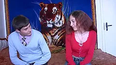 Skinny Lala lets Timothy bang her cunt in the missionary pose