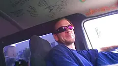 Interracial sex in the back of the bang bus with teen Latina Tatiana