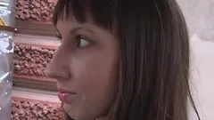 Skinny brunette blows and gets her pussy fucked at a casting