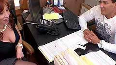 Passionate rear banging with horny redhead mom Brittany O'Connell