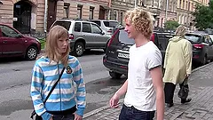 Blonde Teen Gets A Big Cumshot All Over Her Perfect Ass