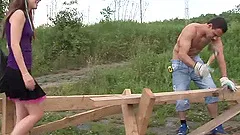 Sexy Teens Enjoys Getting A Hardcore Outdoor Fuck