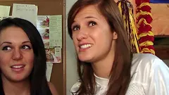 Mouthwatering Brunette Goes Really Hardcore In A College Dorm