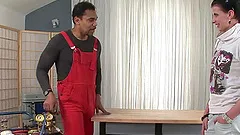 Skinny Brunette Gets A Nasty Cumshot In Her Perfect Pussy