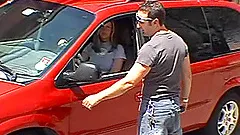 Horny babe is fucked silly by a guy before getting a messy facial