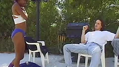 Beautiful Ebony Gets Her Hot Pussy Nailed Hard Outdoors