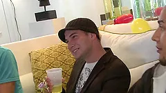 Naughty Stripper Goes Really Hardcore In A Gay Party