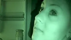 Late nigh head from a naughty teen in homemade video