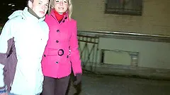 Two petite girls get fucked and facialed in a foursome video