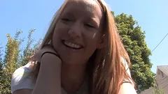 Yummy Ami Emerson Serves An Interracial Handjob In A POV Video