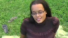 Exquisite Brunette Masturbates In A Really Close Up Click