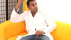 Yummy Venuse Has Interracial Sex Over A Couch And Gets A Creampie