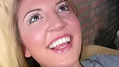 Kacey Dean has interracial anal sex and shows her gaping asshole