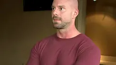 Bald poofter gets bound in public and brutally fucked doggy style