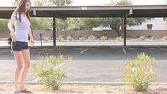 Yummy Anessa Walks Naked In The Street Doing An Amateur Clip