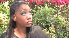 Charming Nina Devon Gets A Facial Cumshot From A Lot Of White Dudes