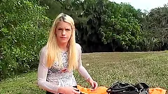 Picnic with a girlfriend must end up with a hardcore sex