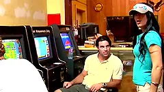 Lustful Anelys gets banged from behind in a rough manner