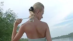 Magnificent Jena Shows Her Natural Body In A Homemade Solo Model Video