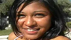 Cute Banesca Strips And Masturbates Outdoors For Her Man In An Amateur Clip