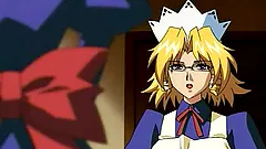 Incredible Lady Gets Fucked By Horny Guy And A Kinky Girl In An Anime Clip