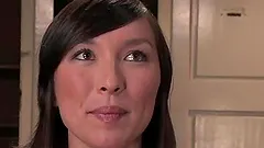 Brix allows Isis Love to fuck her mouth and cunt with a strapon