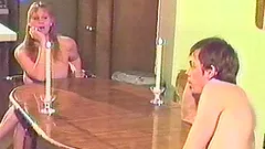 A Woman Humiliates Herself Doing A Threesome In a Retro Video