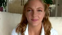 Naughty Lexi Love sucks passionately and gets facialed