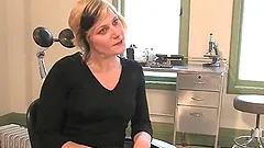 Sabina gets her cunt stuffed with wired toys and enjoys it