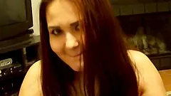 2 amateur mature wives share one cock with facial