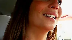 Outdoor solo with a horny chick Kylie Kane