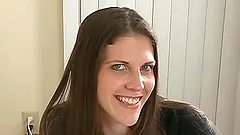 Hot interracial sex for a horny brunette in POV clip