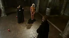 Bondage Session with Kinky Toying Using Electrical Devices for Torture