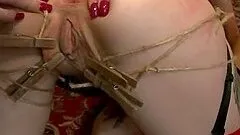 Iona Grace and Juliette March get tied up and tormented in public