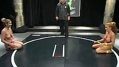 Ridiculous catfight with two smoking hot angels