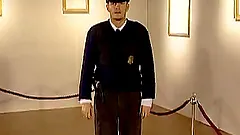 Two hot girls in latex toy each other and ride big dick