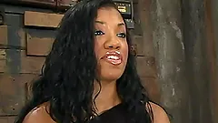 Sydnee Capri gets pulled by the nipples and fucked with a toy