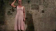 Slim Holly Wellin gets hog tied and fucked in her hot pussy