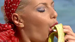 Two divine and horny blond sirens are going to love him hard