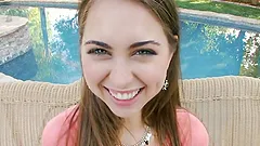 Petite Teen Riley Reid Getting Her Pussy Spread by a Big Black Cock