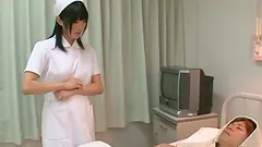 Big tittied Japanese nurse gets pounded by a patient