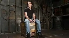 That dude spreads his legs wide for a piece of hardcore anal sex