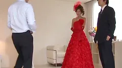 Booty Japanese girl is dressed like a lady and fucked like a whore