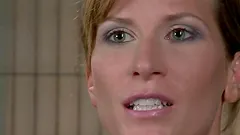 Horny Ariel X gets gagged and toyed rough from behind