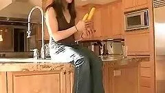 Teen temptress strips and inserts a vibrator in pussy